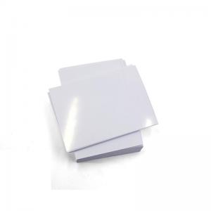 Λευκή ανθεκτική στη θερμότητα σιλικόνη Πλαστικό φύλλο A4 μέγεθος φύλλο PET για την παραγωγή ταυτότητας
