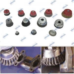 Κατασκευαστής Προσαρμοσμένο ρούχο για την αφαίρεση σκουριάς Πινέλο συρμάτινου πινέλου για την αφαίρεση σκουριάς και βαφής