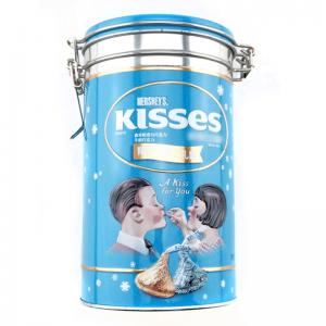 Τυποποιημένο τυποποιημένο τυποποιημένο τυρί στρογγυλής καφέ με αεροστεγές καπάκι