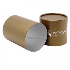 Fancy τυπωμένο πολυτελές χαρτί στρογγυλό δώρο κουτί συσκευασίας σοκολάτας