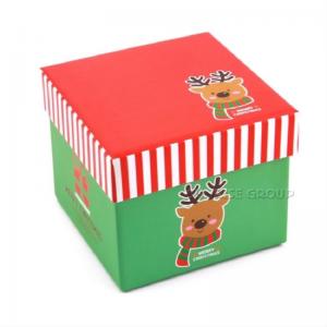 Μικρό τετράγωνο εκτύπωση χαρτιού Χριστουγεννιάτικη παραμονή δώρου