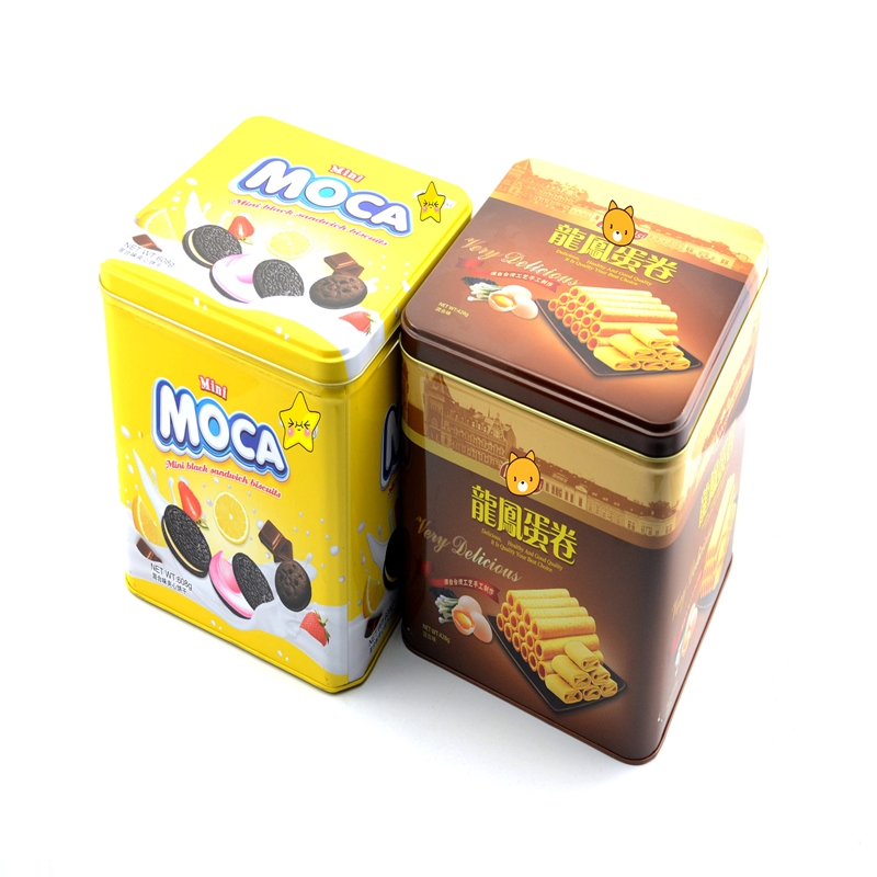 Προσαρμοσμένο τετράγωνο κουτί μπισκότων, κουτί συσκευασίας μπισκότων