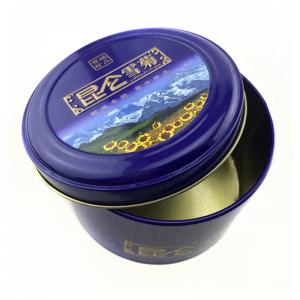 Μεταλλικό κουτί στρογγυλής τσαγιού από κινεζικό στυλ