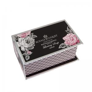 ζεστό σφράγιση λογότυπο βιβλίο σε σχήμα πτυσσόμενο άκαμπτο μαγνητικό κουτί δώρου