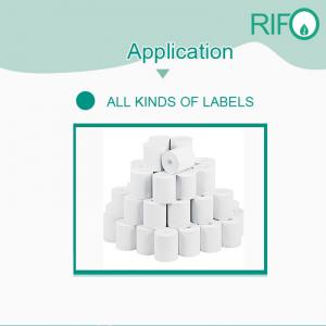 Επιφανειακή επίστρωση παραδοσιακό εκτυπώσιμο συνθετικό χαρτί για ετικέτες ετικετών ετικετών