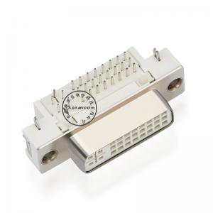 Καλής ποιότητας συνδετήρας dvi συγκόλλησης DVI 24 + 5 θηλυκό συνδετήρα