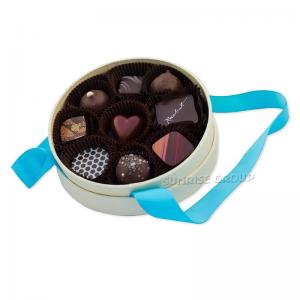 Πολυτελές Voguish ασημένιο στρογγυλό σακίδιο καπέλο