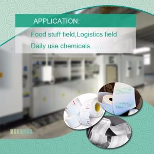 Rtm-75 Υψηλός ευαίσθητος θερμικός συνθετικός χάρτης BOPP για το Barcoder Zebra