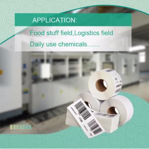 Rtm-75 Υψηλός ευαίσθητος θερμικός συνθετικός χάρτης BOPP για το Barcoder Zebra