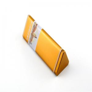 Προσαρμοσμένο τρίγωνο σε σχήμα κουτιού τσαγιού με καπάκι βύσματος