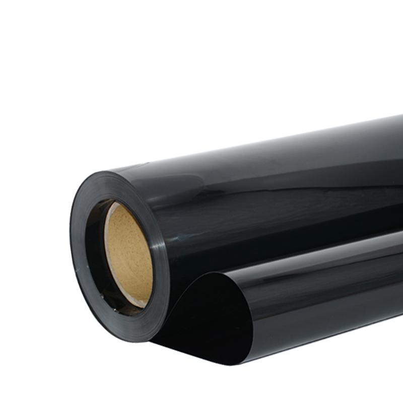 0.15 mm Υψηλός γυαλιστερός εύκαμπτος PVC λεπτό πλαστικό φύλλο μαύρο