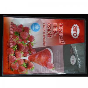 παγώνοντας πλαστική τσάντα σφραγίδας περιτυλίγματος για να συναντήσει ψάρια και κατεψυγμένα τρόφιμα