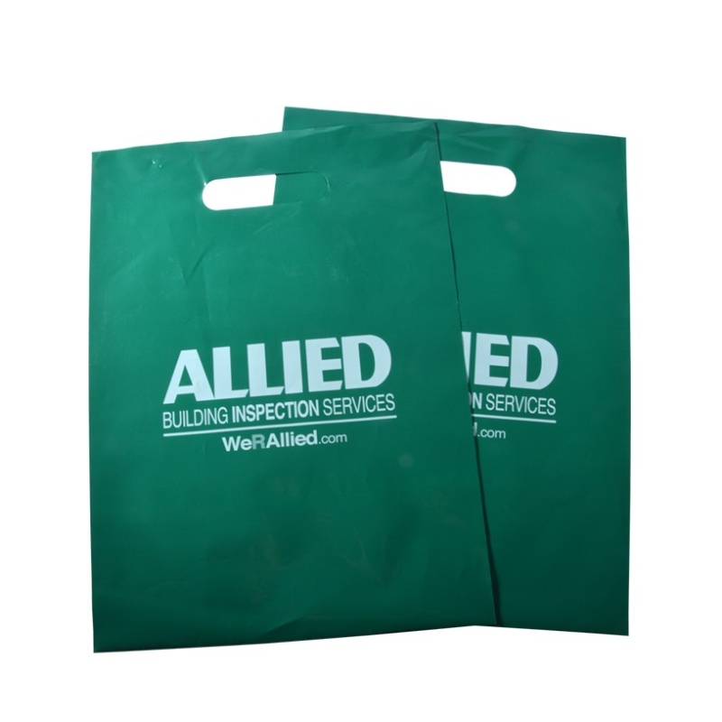 PE LDPE προσαρμοσμένη εκτύπωση πλαστικές τσάντες αγορών με το δικό του λογότυπο