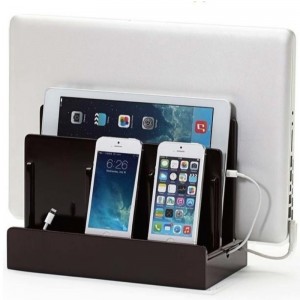 σταθμός φόρτισης πολλαπλών συσκευών υψηλής στιλπνότητας