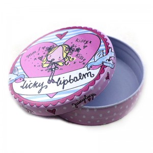 Συσκευασία καλλυντικών, στρογγυλεμένο κουτί από γυαλιστερό παπούτσι