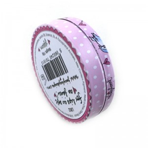 Συσκευασία καλλυντικών, στρογγυλεμένο κουτί από γυαλιστερό παπούτσι