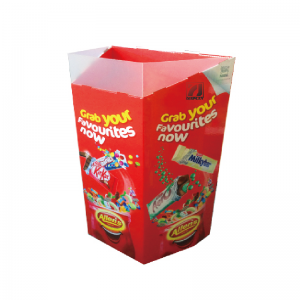 Διαφήμιση Προσαρμοσμένο τυπωμένο αναδίπλωμα Banner Stand Totem Εμφάνιση χαρτιού χαρτιού χαρτιού Standee