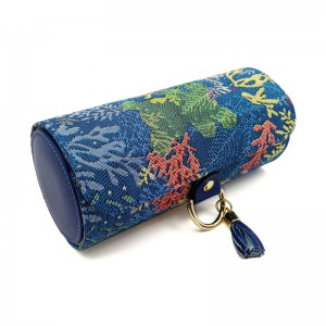 Πολυτελή δύο στρώματα περιστρεφόμενο χαρτοκιβώτιο χάρτινο κουτί δώρου με μεταλλικό κουμπί