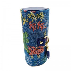 Πολυτελή δύο στρώματα περιστρεφόμενο χαρτοκιβώτιο χάρτινο κουτί δώρου με μεταλλικό κουμπί