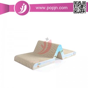 Ζαχαροπλαστείο πακέτο κυματοειδές χαρτόνι γάτα γρατσουνιές / γάτα ξύσιμο σκάφους περικλείει catnip