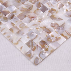 Wall Art Φυσικό μωσαϊκό κελύφους για βίλα φόντο