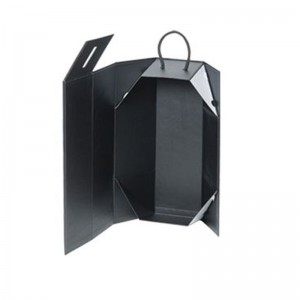 Πολυτελή έθιμο χαρτόνι πτυσσόμενα κουτιά δώρου κρασιού χονδρικής