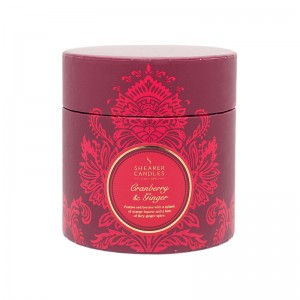 ζεστό καραμέλα σοκολάτα γύρο άκαμπτο κουτί δώρου