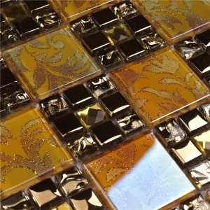 HDT15 Ανταγωνιστική Τιμή Ιριδίζουσα γυαλί μωσαϊκό πλακάκια πισίνα