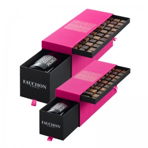 Προσαρμοσμένη άκαμπτη συσκευασία πολυτελείας μαγνητικό χαρτί δώρου