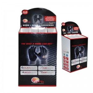 2018 Βάση οθόνης φορητού POS χαρτόνι, διαφημιστικό περίπτερο με χαρτόνι