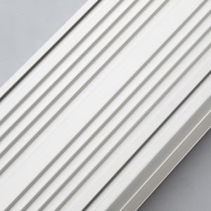 Προφίλ αλουμινίου LED με επίπεδο διάφραγμα επίπεδης επιφάνειας