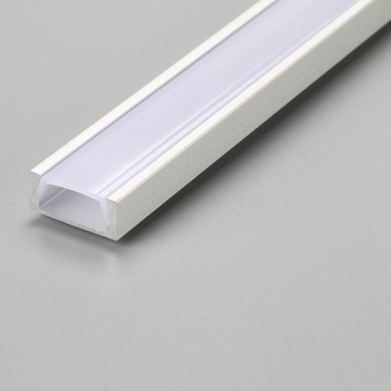 1M χωνευτό αλουμινένιο φωτεινό προφίλ LED για φωτισμό λωρίδων LED με προσαρμοσμένο μήκος καλύμματος