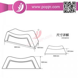 2018 Νέος πτυσσόμενος κυματοειδής χαρτοκιβώτιο σχιστόλιθος γάτας