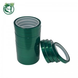 Υψηλής θερμοκρασίας αυτοκόλλητη ταινία PET ταινία με κολλητική σιλικόνη για 180degrees Προστασία θερμότητας και σκόνη ψεκασμού βαφής M...