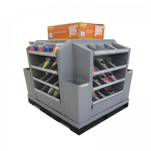 Χαρτόνι Προσαρμοσμένη παιχνιδιών συναρμολογημένη σουπερμάρκετ παλέτα Display Stand