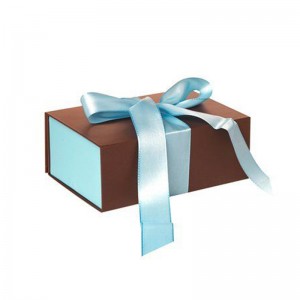 ανακυκλωμένο προσαρμοσμένο σκληρό χαρτόνι μαγνητικό κλείσιμο κουτιά χαρτί δώρου με ένθετο μεταξιού