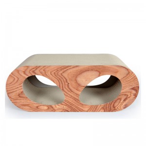 Πολυτελή δέντρο σχισμών γάτα ξύλινη δέντρο γάτα δέντρο γάτα πύργο