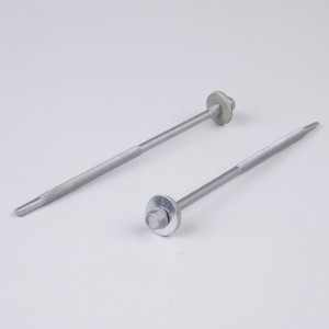 Εξάγωνη βίδα αυτοεξόλλησης κεφαλής με πλυντήριο EPDM, μερική επίστρωση, επικάλυψη Ruspert