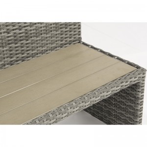 αλουμινίου μπαστούνι τετράγωνο τραπέζι πάγκο πάρκο υπαίθρια έπιπλα που με τρύπα ομπρέλα