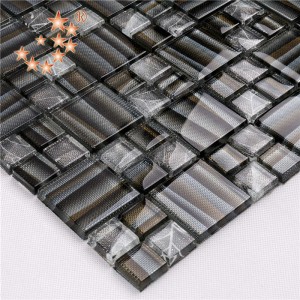 AE40 Μοντέρνος διακοσμητικός διακοσμητικός μωσαϊκός κρυσταλλικού γυαλιού για εξωτερική διακόσμηση