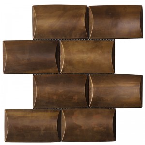 Vintage χάλκινα πλακάκια μωσαϊκού για διακόσμηση λόμπι HSW18126