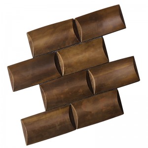 Vintage χάλκινα πλακάκια μωσαϊκού για διακόσμηση λόμπι HSW18126