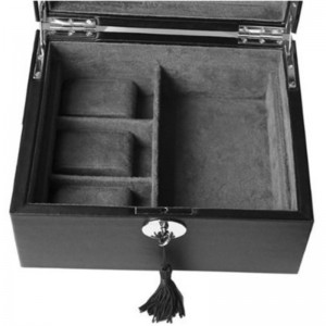 Μαύρη θήκη από δερματίνη