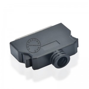 Κινέζος κατασκευαστής Μαύρη συγκόλληση SCSI HPCN 50 Pin Pin Connector Αρσενικό