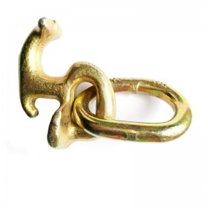 G70 σφυρήλατο R άγκιστρο με συγκολλημένο σύνδεσμο χρυσή επένδυση