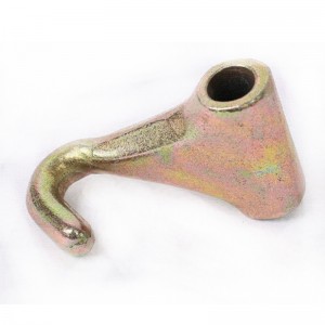 Σφυρήλατο κούμπωμα κίτρινο με γάντζο