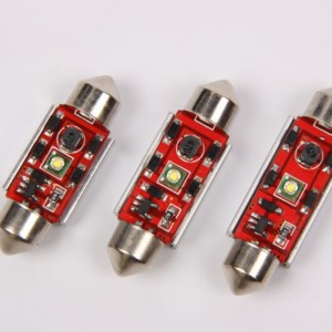 CREE 3W 36mm 12v φεστιβάλ οδήγησε λαμπτήρες οδήγησε ανάγνωση ελαφρύ κορμό φως