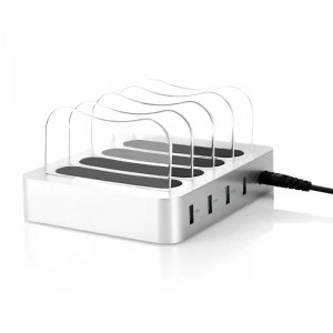 KPS-8402LC Τέσσερις θύρες φορτιστή θύρας USB (καλώδιο εναλλασσόμενου ρεύματος US / EU / UK / AU)