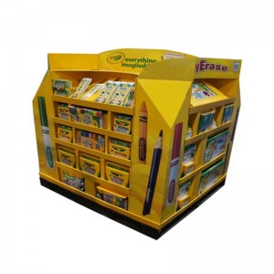 Χριστουγεννιάτικο προωθητικό χαρτόνι βάσης προβολής με προσαρμοσμένο 4 πλευρικό μέταλλο ή πλαστικό