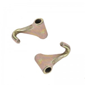 Σφυρήλατο κούμπωμα κίτρινο με γάντζο